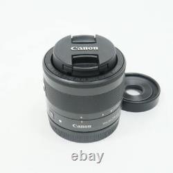 Objectif Macro Canon EF-M 28 mm F-3.5 IS STM à focale fixe provenant du Japon