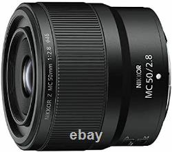 Objectif Macro Monofocus Nikon Nikkor Z MC 50mm F / 2.8 Z Monture Pleine Siz No. 1264