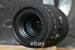 Objectif Macro à focale fixe Sigma 70mm F2.8 Ex Dg pour Sony, compatible avec les appareils plein format, Ma