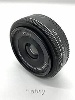 Objectif Monofocus Canon Ef40mm F2.8 Stm Compatible Avec Blacklens Near Mint