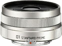 Objectif Monofocus Pentax 01 Standard Prime Q Mount Silver Lens Filter From Japan