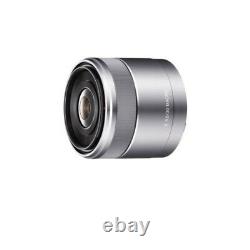 Objectif Monofocus Sony E 30mm F3.5 Support Macro Sony E Pour Aps-c Sel30m35 Argent