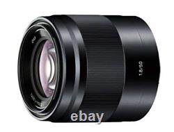 Objectif Monofocus Sony Sel50f18-b E 50mm F1.8 Oss Format Aps-c Nouveau Du Japon