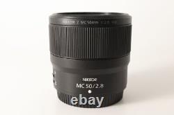 Objectif Nikon Nzmc50 Monofocus Macro Nikkor Z MC 50mm F/2.8 235440