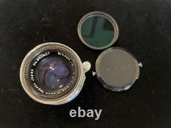 Objectif Nikon à focale fixe appareil photo Nikkor -h ? C 1 2 f = 5 cm L39 D'OCCASION