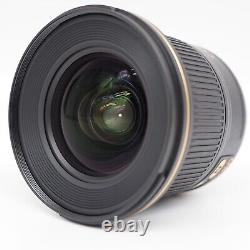 Objectif Nikon à focale fixe haut de gamme AF-S Nikkor 20mm f/1.8G ED AFS20 1.8G