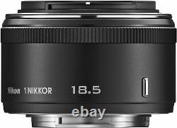 Objectif Unique Nikon 1 Nikkor 18,5mm F / 1.8 Noir Nikon CX Format Seulement