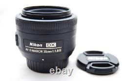 Objectif Unique Nikon Af-s DX Nikkor 35mm F1.8g Avec Hb-46 Hood 987104