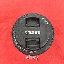Objectif à focale fixe Canon EF-M 22mm STM d'occasion provenant du JAPON