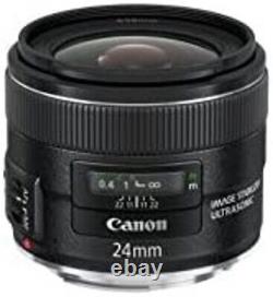Objectif à focale fixe Canon EF24mm F2.8 IS USM compatible avec les appareils plein format.