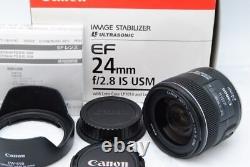 Objectif à focale fixe Canon EF24mm F2.8 IS USM compatible avec les appareils plein format 20240407 B0076FS