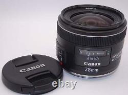 Objectif à focale fixe Canon EF28mm F2.8 IS USM compatible avec les appareils de taille standard d'occasion