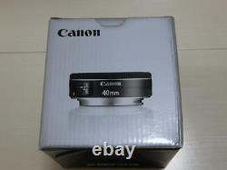 Objectif à focale fixe Canon EF40mm F2.8 STM vendeur japonais