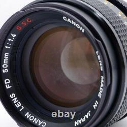 Objectif à focale fixe Canon FD 50mm F1.4 S.S.C. provenant du Japon