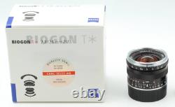Objectif à focale fixe Carl ZEISS C Biogon T 35mm f2.8 Monture ZM en noir pour plein format