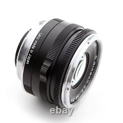 Objectif à focale fixe Carl ZEISS C Biogon T 35mm f2.8 Monture ZM en noir pour plein format