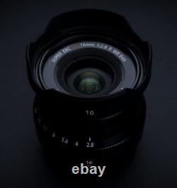 Objectif à focale fixe FUJIFILM Fujinon XF16mm f/2.8 R WR noir pour monture Fuji X APS-C