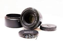 Objectif à focale fixe Nikon 1 NIKKOR 32mm f/1.2 Noir pour format Nikon CX uniquement.