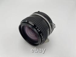 Objectif à focale fixe Nikon 28 2.8 ancien, livraison gratuite depuis le Japon.