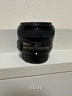 Objectif à focale fixe Nikon AF-S NIKKOR 50mm f/1.8G, monture Nikon F, provenant du Japon
