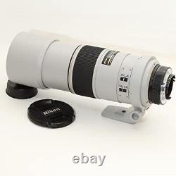 Objectif à focale fixe Nikon Ai AF-S Nikkor 300 mm f/4D IF-ED en gris clair, presque neuf.