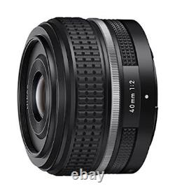 Objectif à focale fixe Nikon NIKKOR Z 40mm f/2 SE Monture Z Taille complète Noir