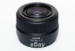 Objectif à focale fixe Nikon NIKKOR Z DX 24mm f/1.7 Monture Z APS-C