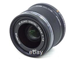 Objectif à focale fixe OLYMPUS M.ZUIKO DIGITAL 25mm F1.8 pour Micro Four Thirds noir