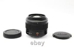 Objectif à focale fixe Panasonic pour appareils Micro Four Thirds Leica DG Summilux 25mm/F1.4 AS