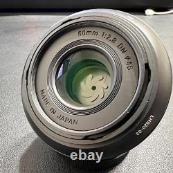 Objectif à focale fixe SIGMA Art 60mm F2.8 DN Noir pour Sony E Presque inutilisé
