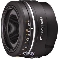 Objectif à focale fixe SONY DT 50mm F1.8 SAM compatible APS-C pour appareils photo A à monture A