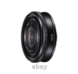 Objectif à focale fixe SONY E 20 mm F 2.8 Monture Sony E pour APS-C SEL 20 F 28 Nouveau Jp