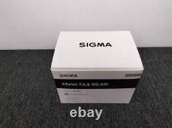 Objectif à focale fixe Sigma 019 45mm F2.8 DG DN