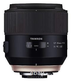 Objectif à focale fixe TAMRON SP85mm F 1.8 Di VC USD plein format pour Nikon F016N EMS
