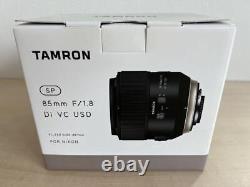 Objectif à focale fixe Tamron SP85mm F 1.8 Di VC USD F016 Monture Nikon F Noir