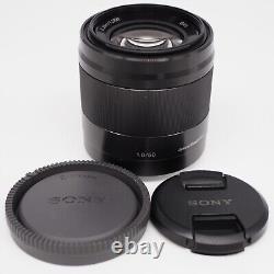 Objectif à focale fixe Top Mint SONY SEL50F18-B E 50mm F1.8 OSS format APS-C