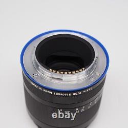 Objectif à focale fixe ZEISS Loxia 2/50 monture E 50 mm F2 pleine taille