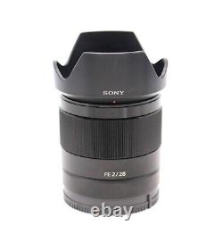 Objectif à focale fixe grand angle SONY FE 28mm F2 plein format authentique