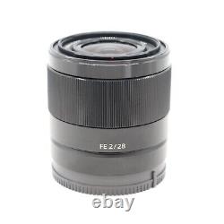 Objectif à focale fixe grand angle SONY FE 28mm F2 plein format authentique