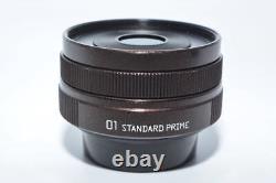 Objectif à focale fixe standard PENTAX 01 PRIME STANDARD en métal marron, monture Q #5498