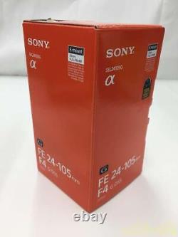 Objectif à focale fixe standard moyen téléobjectif Sony Fe24-105/F4 Oss utilisé provenant du Japon.
