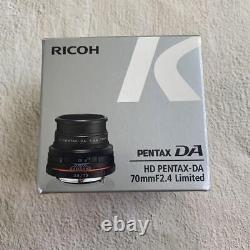 Objectif à focale fixe téléobjectif Ricoh Pentax HD DA 70mm F2.4Limited pour monture K APS-C