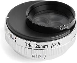 Objectif à mise au point unique Lensbaby Trio 28 28mm F3.5 Sony E-Mount Doux/Velours/Torsion