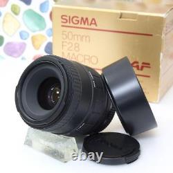Objectif à mise au point unique haute performance SIGMA 50mm F2.8 Sony