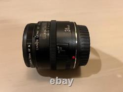 Objectif d'appareil photo Canon à focale fixe EF 24 mm F2.8 d'occasion