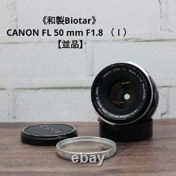 Objectif d'appareil photo Canon à mise au point unique BIOTAR FL 50 mm F18 d'occasion