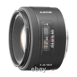Objectif d'appareil photo à focale fixe SONY SAL50F14 50mm F1.4 compatible avec les appareils de taille standard 39826JAPAN