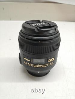 Objectif de mise au point unique téléobjectif moyen standard Nikon Micro 40 mm F2.8G