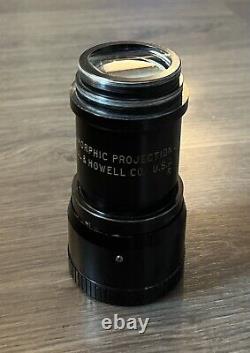 Objectif de projection anamorphique à focale unique Bell & Howell pour caméra de cinéma 16mm