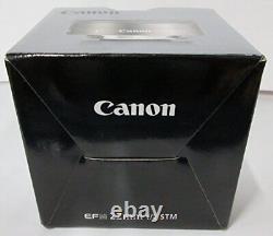 Objectif grand angle à focale fixe Canon EF-M22mm F2 STM en argent pour appareil photo sans miroir SLR